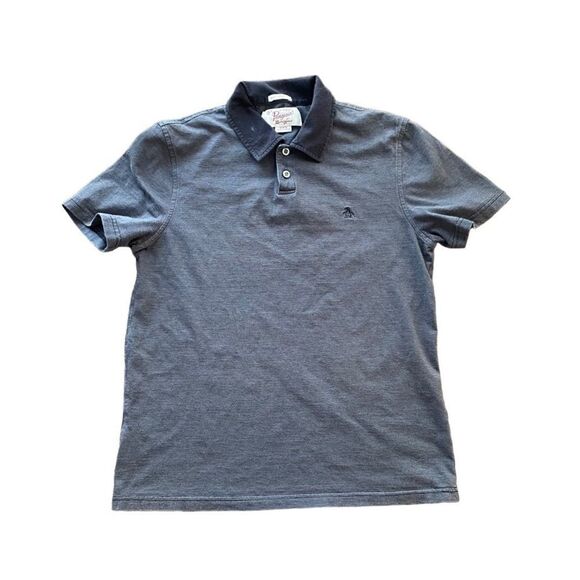 Penguin Polo Heritage Slim Fit Medium Grey - Picture 1 of 4